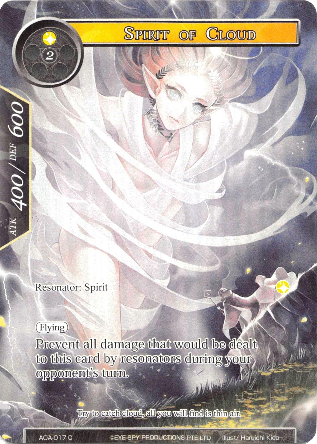Spirit of Cloud (Full Art) (AOA-017) [Awakening of the Ancients] - POKÉ JEUX