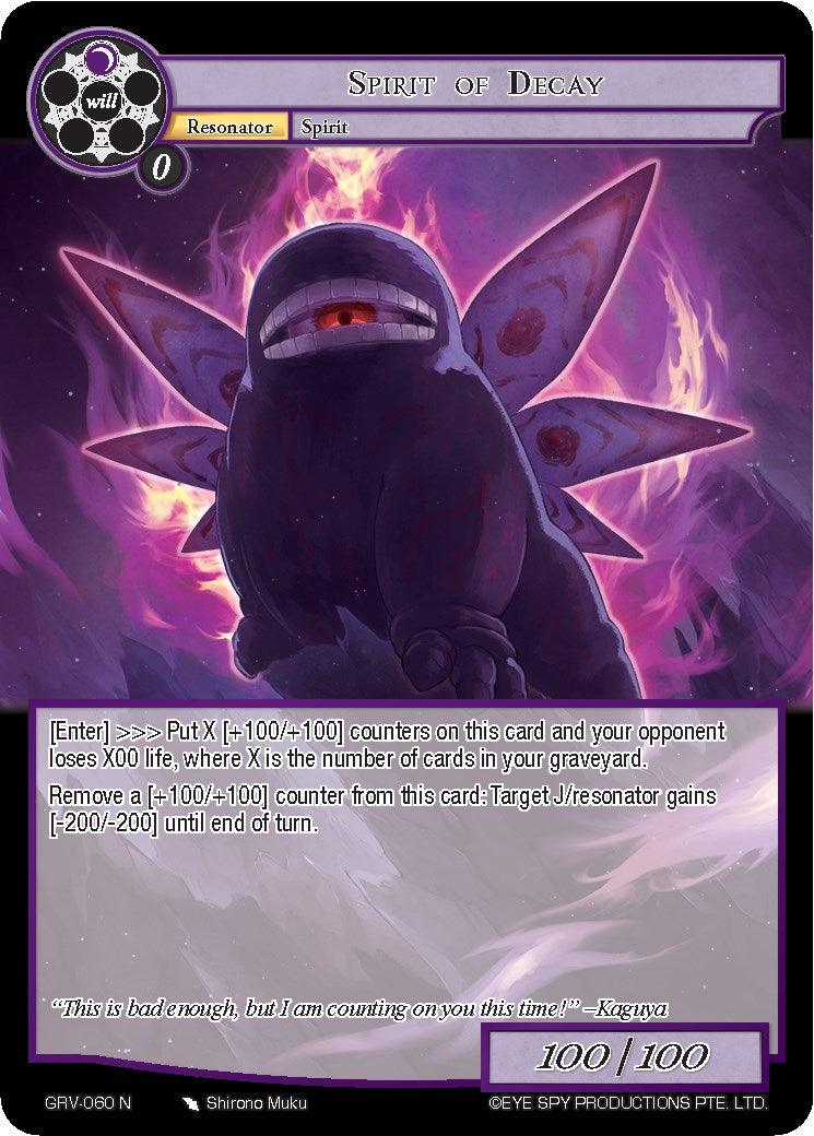Spirit of Decay (GRV-060) [Game of Gods: Revolution] - POKÉ JEUX