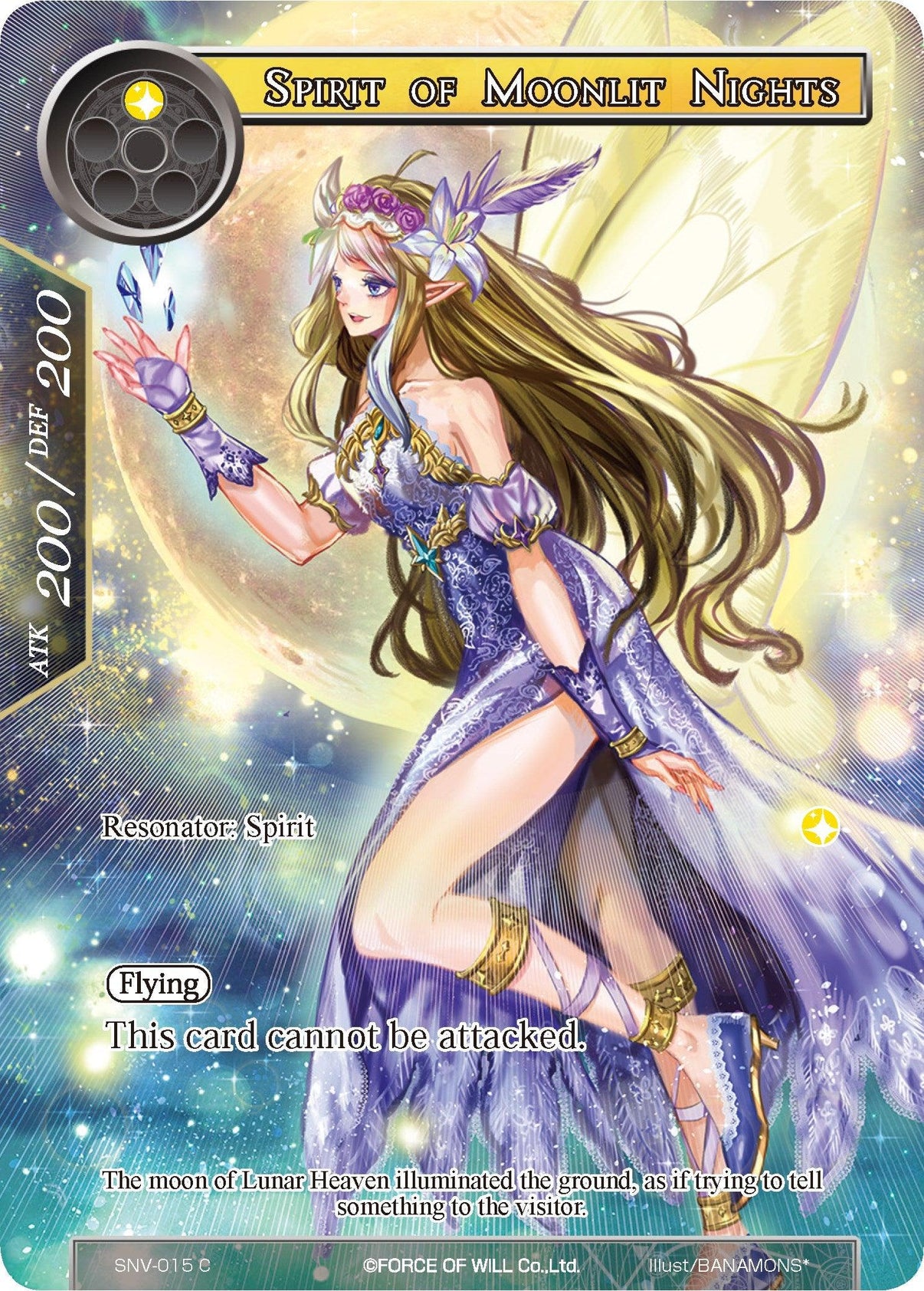 Spirit of Moonlit Nights (Full Art) (SNV-015) [The Strangers of New Valhalla] - POKÉ JEUX