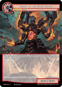 Spirit of the Fiery Stone (MSW-031) [The Magic Stone War - Zero] - POKÉ JEUX