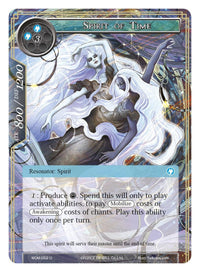 Spirit of Time (WOM-052) [Winds of the Ominous Moon] - POKÉ JEUX