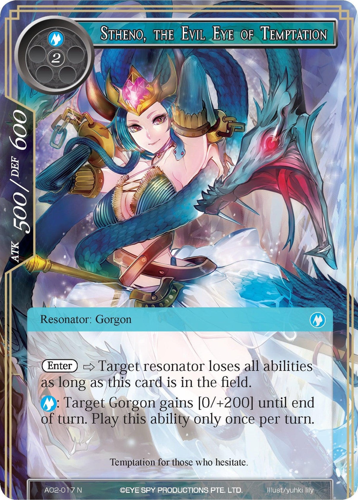 Stheno, the Evil Eye of Temptaion (AO2-017) [Alice Origin II] - POKÉ JEUX