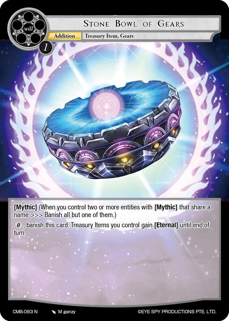 Stone Bowl of Gears (CMB-083 N) [Crimson Moon's Battleground] - POKÉ JEUX