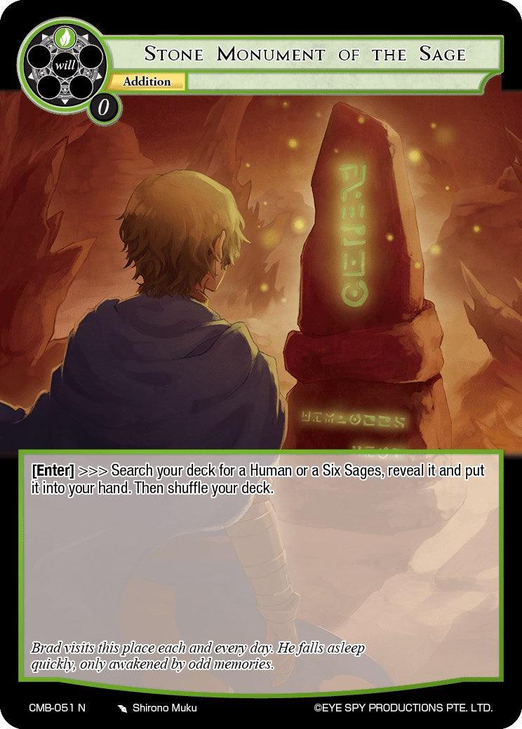Stone Monument of the Sage (CMB-051 N) [Crimson Moon's Battleground] - POKÉ JEUX