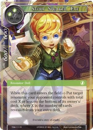 Story Speaker, Eve (TSW-111) [The Time Spinning Witch] - POKÉ JEUX