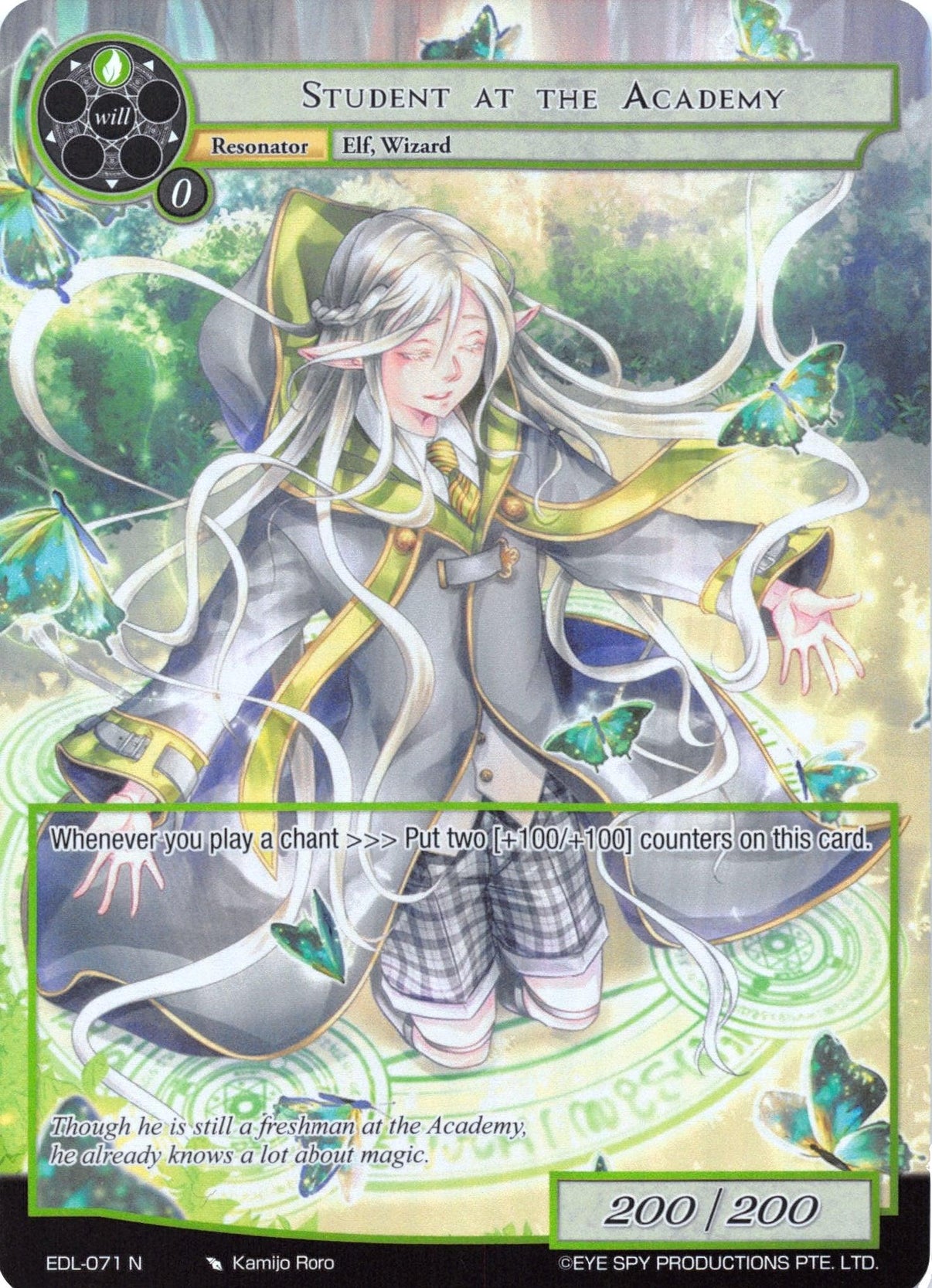 Student at the Academy (Full Art) (EDL-071) [The Epic of the Dragon Lord] - POKÉ JEUX