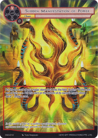 Sudden Manifestation of Power (Full Art) (DSD-010) [Starter Deck: Tales] - POKÉ JEUX