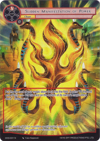 Sudden Manifestation of Power (Full Art) (GOG-031) [Game of Gods] - POKÉ JEUX