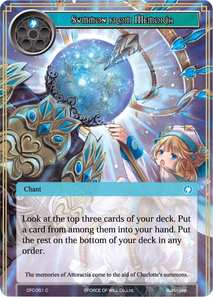 Summon from Memoria (CFC-051) [Curse of the Frozen Casket] - POKÉ JEUX