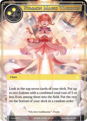 Summon Magic Warriors (ACN-025) [Ancient Nights] - POKÉ JEUX