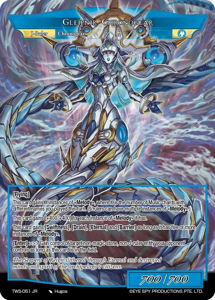 Summon the Serpent of Reign! // Gleipnir Chronogear (TWS-051 JR) [The War of the Suns] - POKÉ JEUX