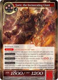 Surtr, the Incinerating Giant (3-026) [The Shaft of Light of Valhalla] - POKÉ JEUX