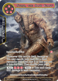 Surtr, the Sand Giant (Full Art) (SNV-037) [The Strangers of New Valhalla] - POKÉ JEUX