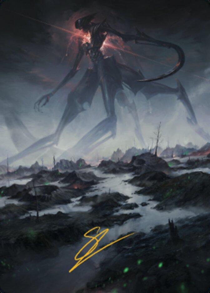 Swamp (1) Art Card (Gold-Stamped Signature) [The Brothers' War Art Series] - POKÉ JEUX