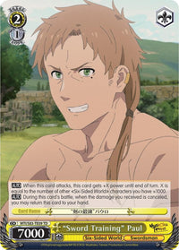 "Sword Training" Paul (MTI/S83-TE09 TD) [Mushoku Tensei: Jobless Reincarnation] - POKÉ JEUX