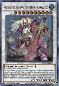 Swordsoul Supreme Sovereign - Chengying [BODE-EN042] Ultra Rare - POKÉ JEUX