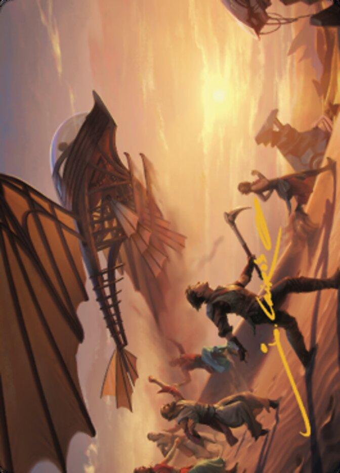 Take Flight Art Card (Gold-Stamped Signature) [The Brothers' War Art Series] - POKÉ JEUX
