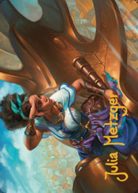 Talas Lookout Art Card (Gold-Stamped Signature) [Dominaria United Art Series] - POKÉ JEUX