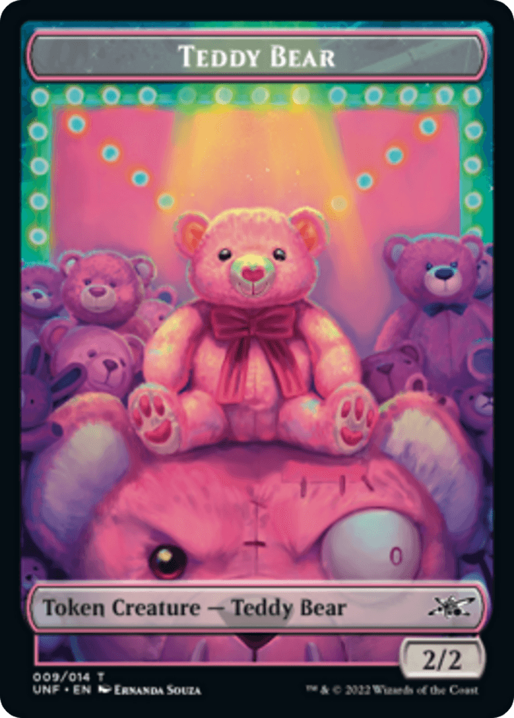 Teddy Bear // Food (011) Double-Sided Token [Unfinity Tokens] - POKÉ JEUX