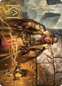 Tenth District Hero Art Card (Gold-Stamped Signature) [Murders at Karlov Manor Art Series] - POKÉ JEUX