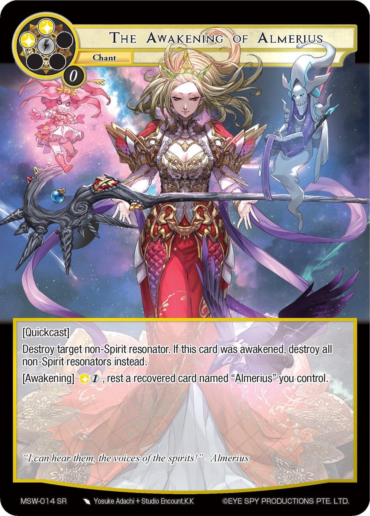 The Awakening of Almerius (MSW-014) [The Magic Stone War - Zero] - POKÉ JEUX