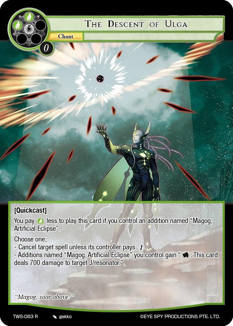 The Descent of Ulga (TWS-063 R) [The War of the Suns] - POKÉ JEUX
