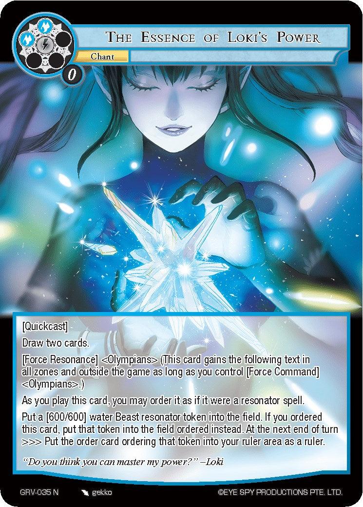 The Essence of Loki's Power (GRV-035) [Game of Gods: Revolution] - POKÉ JEUX