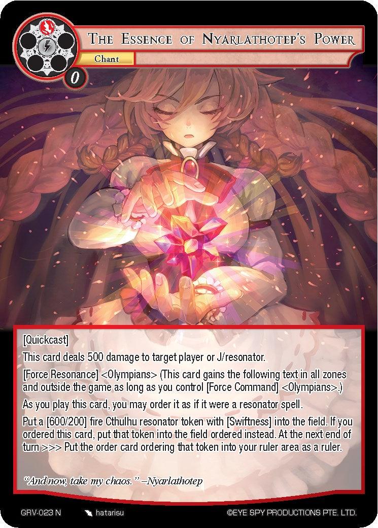The Essence of Nyarlathotep's Power (GRV-023) [Game of Gods: Revolution] - POKÉ JEUX