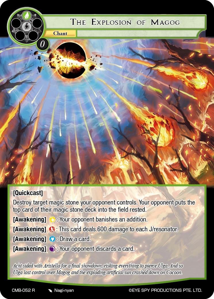 The Explosion of Magog (CMB-052 R) [Crimson Moon's Battleground] - POKÉ JEUX