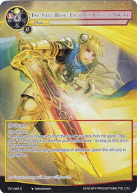 The First Boon: Excalibur Cassius, Sword (Full Art) (TST-089) [The Seventh] - POKÉ JEUX