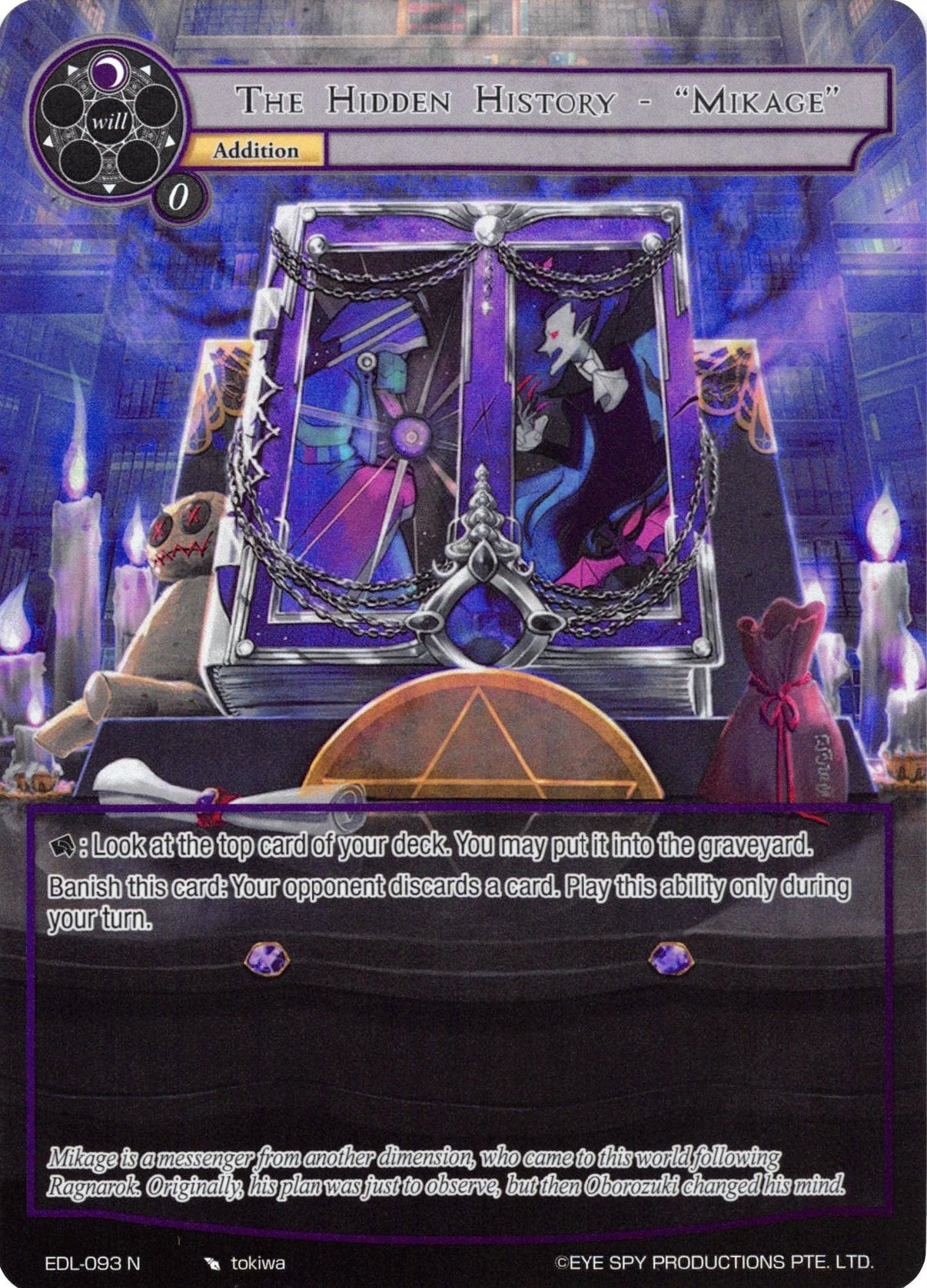 The Hidden History - "Mikage" (Full Art) (EDL-093) [The Epic of the Dragon Lord] - POKÉ JEUX