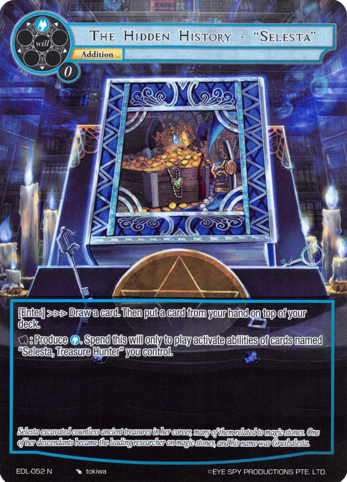 The Hidden History - "Selesta" (Full Art) (EDL-052) [The Epic of the Dragon Lord] - POKÉ JEUX
