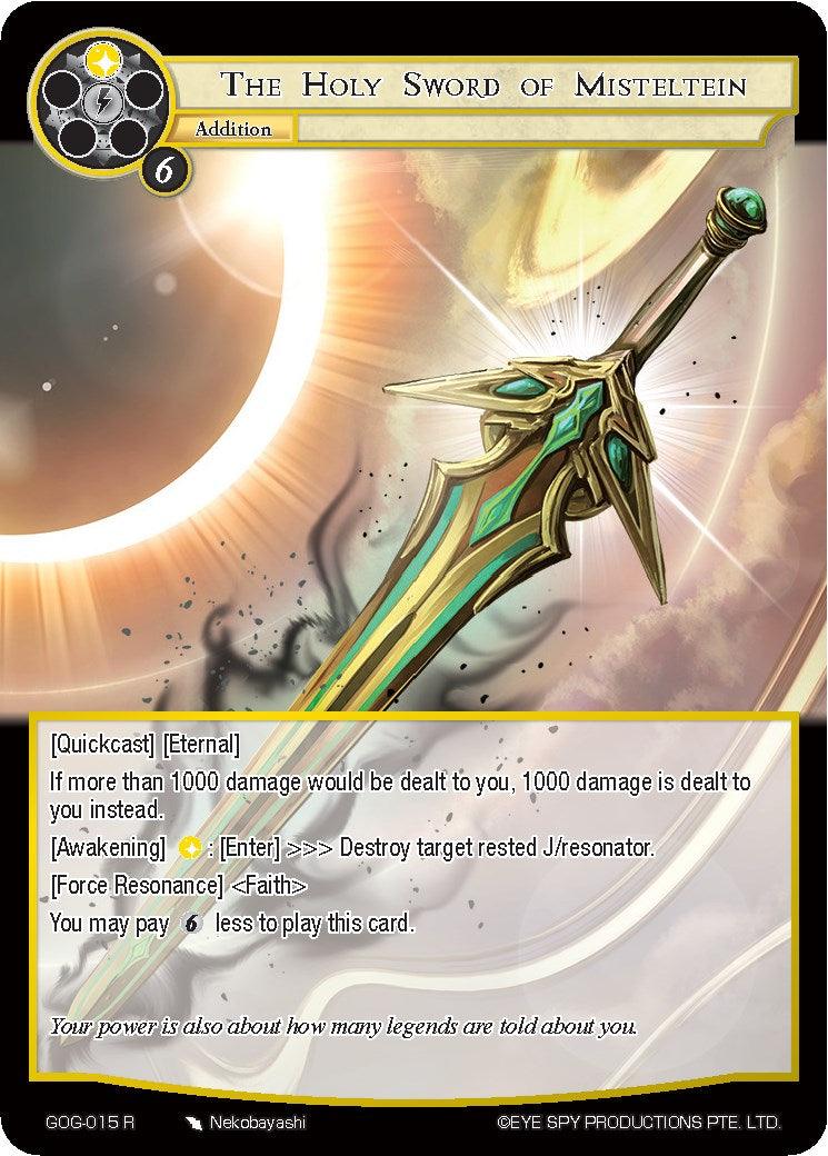 The Holy Sword of Misteltein (GOG-015) [Game of Gods] - POKÉ JEUX