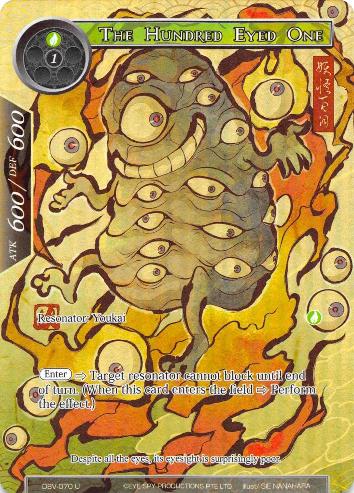 The Hundred Eyed One (Full Art) (DBV-070) [The Decisive Battle of Valhalla] - POKÉ JEUX