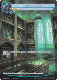 The Library of Lykeion (Full Art) (EDL-053) [The Epic of the Dragon Lord] - POKÉ JEUX