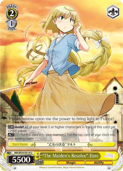 "The Maiden's Resolve" Darc (MR/W59-E014 U) [Magia Record: Puella Magi Madoka Magica [Side Story] (Mobile)] - POKÉ JEUX