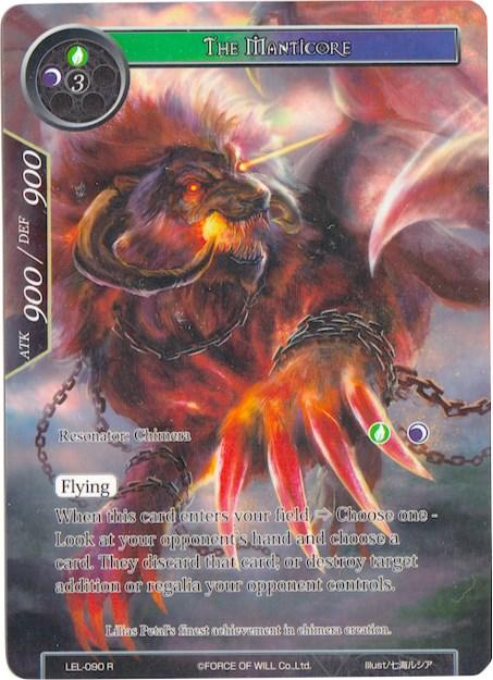 The Manticore (Full Art) (LEL-090) [Legacy Lost] - POKÉ JEUX
