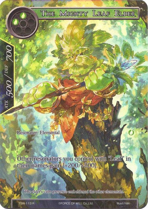 The Mighty Leaf Elder (Full Art) (TSW-113) [The Time Spinning Witch] - POKÉ JEUX