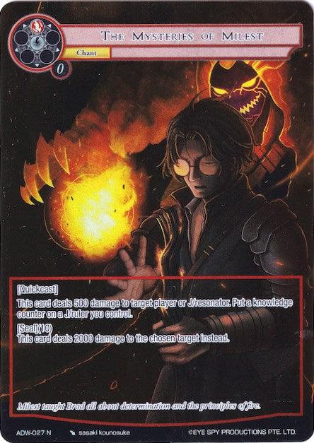 The Mysteries of Milest (Full Art) (ADW-027) [Assault into the Demonic World] - POKÉ JEUX
