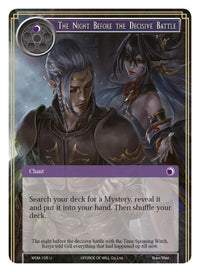 The Night Before the Decisive Battle (WOM-105) [Winds of the Ominous Moon] - POKÉ JEUX