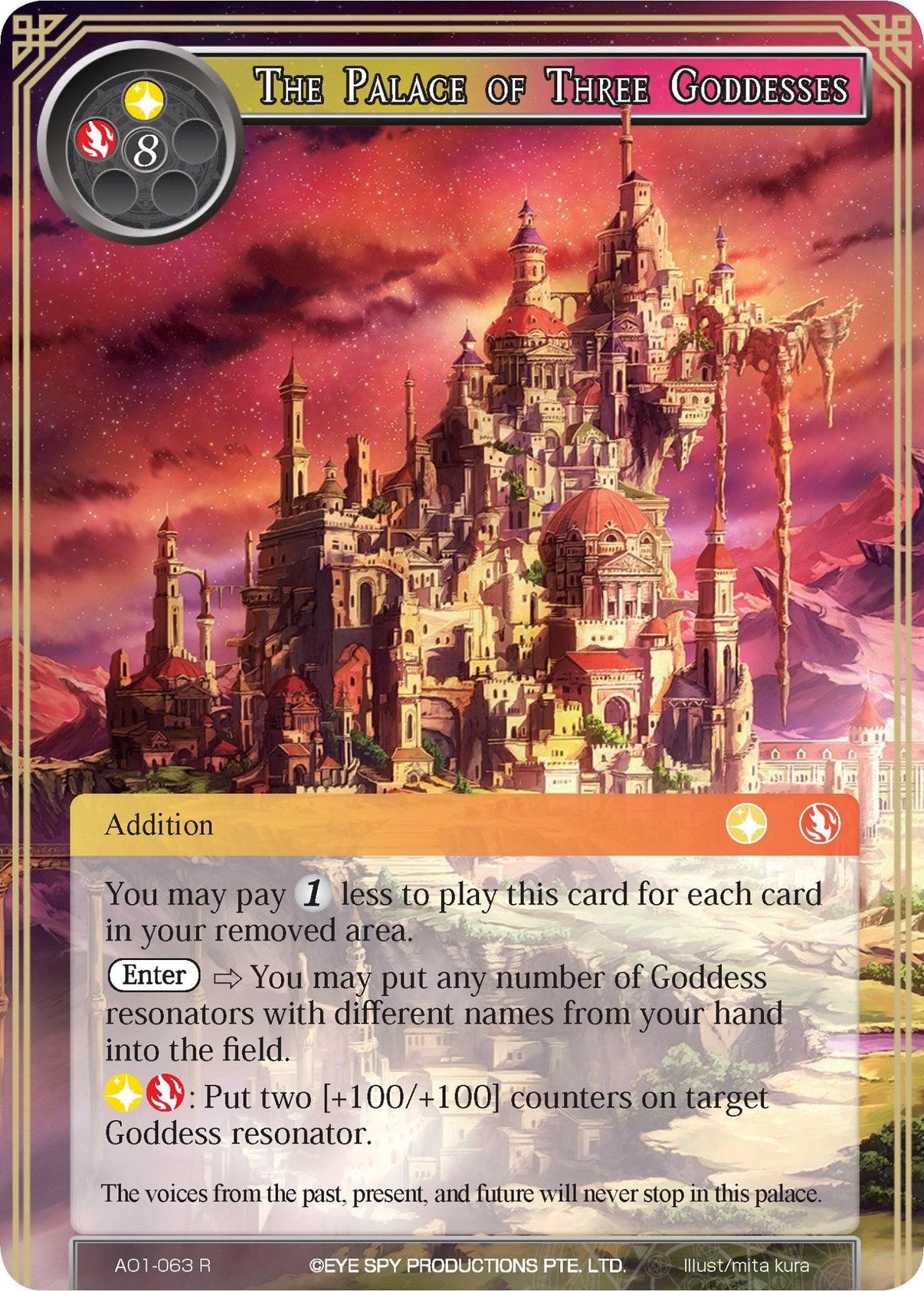 The Palace of Three Goddesses (AO1-063) [Alice Origin] - POKÉ JEUX