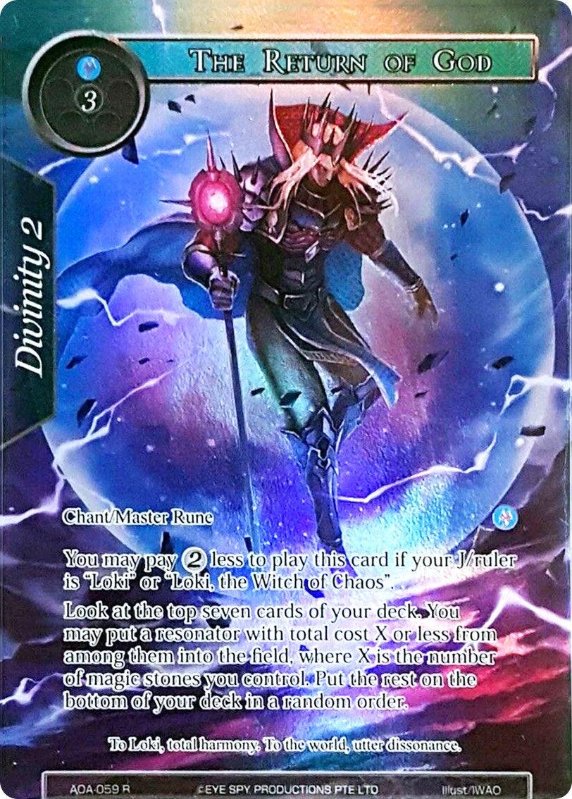 The Return of God (Full Art) (AOA-059) [Awakening of the Ancients] - POKÉ JEUX
