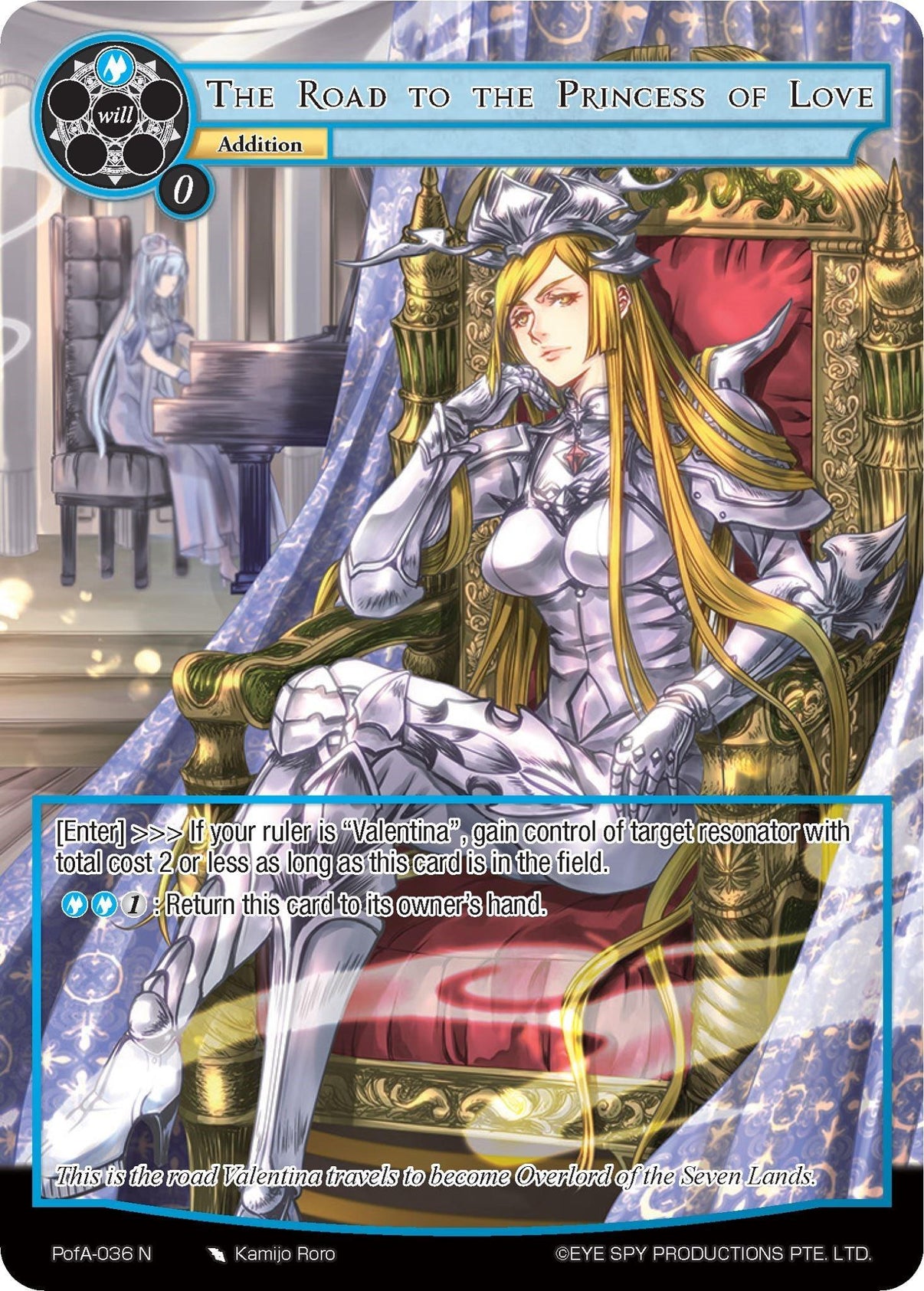 The Road to the Princess of Love (Full Art) (PofA-036) [Alice Origin IV: Prologue of Attoractia] - POKÉ JEUX