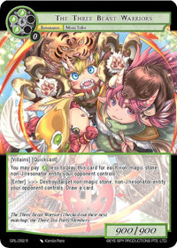 The Three Beast Warriors (GRL-052) [Game of Gods: Reloaded] - POKÉ JEUX