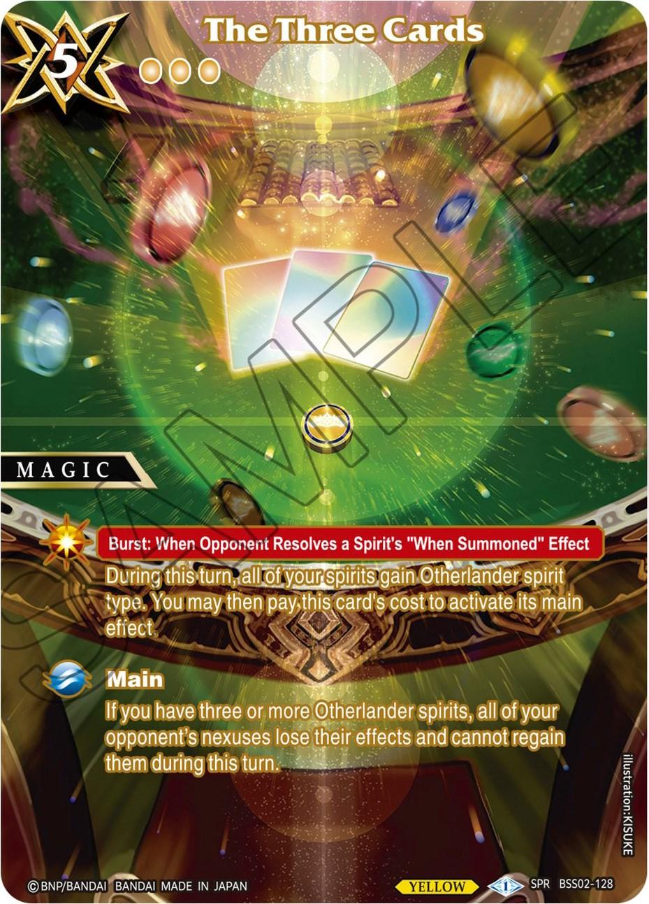 The Three Cards (Special Rare) (BSS02-128) [False Gods] - POKÉ JEUX