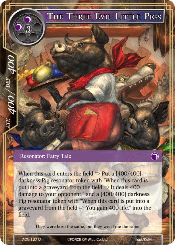 The Three Evil Little Pigs (ACN-137) [Ancient Nights] - POKÉ JEUX