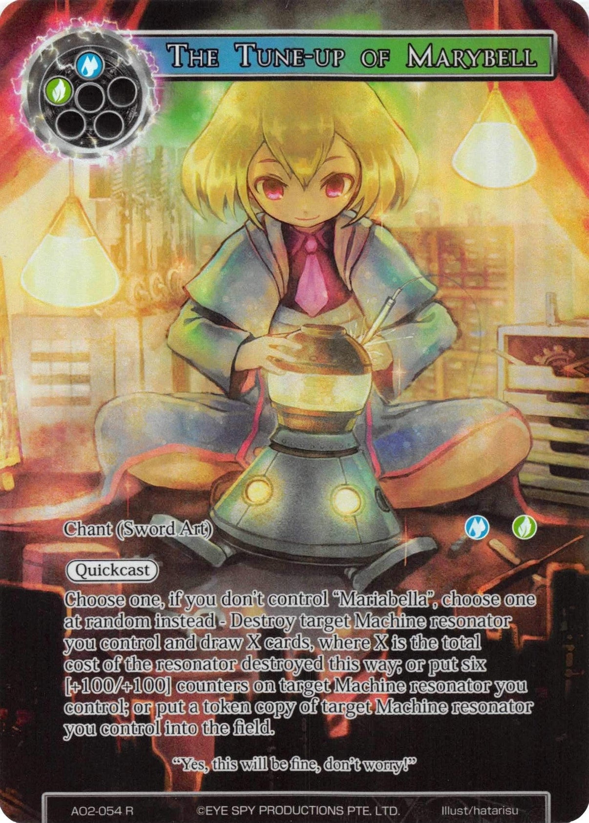 The Tune-up of Marybell (Full Art) (AO2-054) [Alice Origin II] - POKÉ JEUX