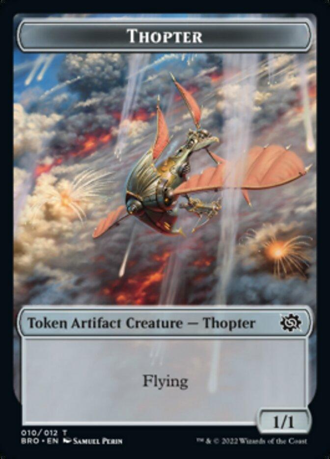 Thopter // Construct (005) Double-Sided Token [The Brothers' War Tokens] - POKÉ JEUX