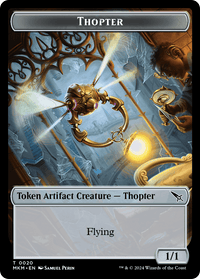 Thopter // Treasure Double-Sided Token [Murders at Karlov Manor Commander Tokens] - POKÉ JEUX