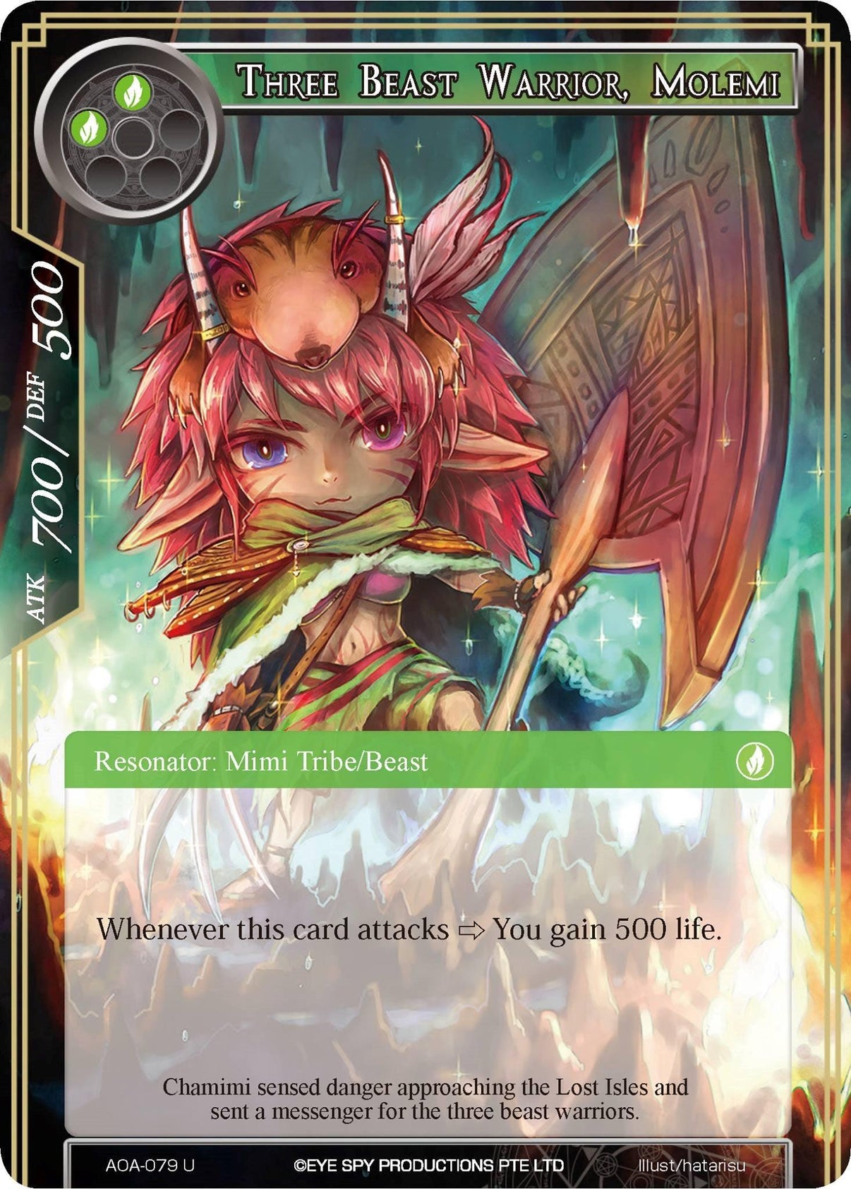 Three Beast Warrior, Molemi (AOA-079) [Awakening of the Ancients] - POKÉ JEUX